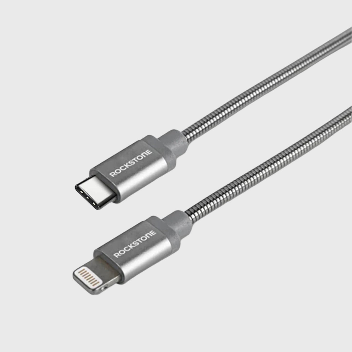 Pet Friendly Metal Tangle Free Braided Lightning to Type-C Cable - 2 Meter