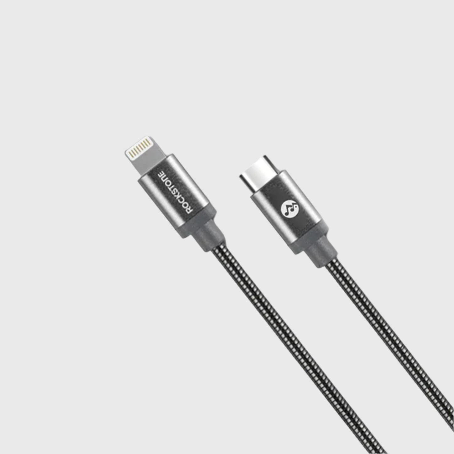Pet Friendly Metal Tangle Free Braided Lightning to Type-C Cable - 2 Meter