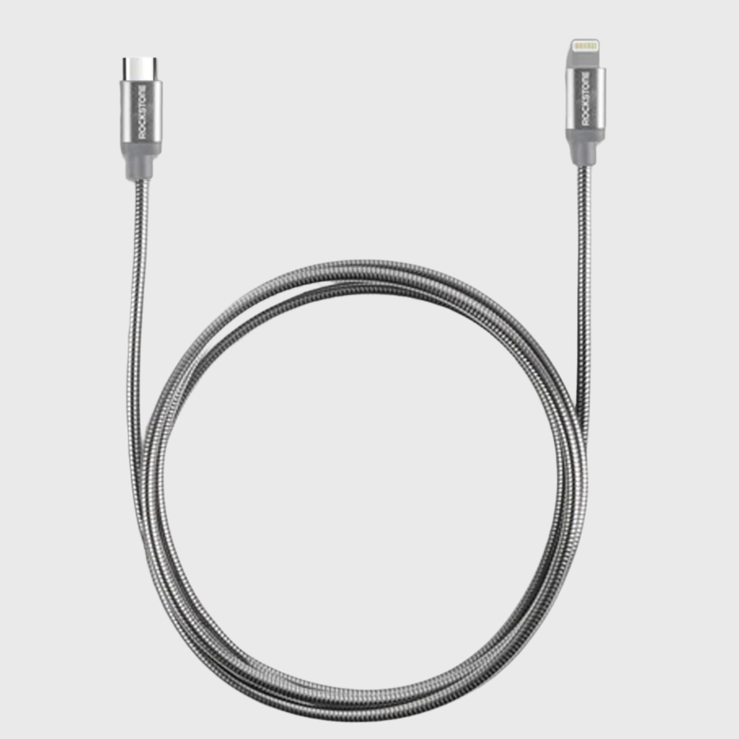 Pet Friendly Metal Tangle Free Braided Lightning to Type-C Cable - 2 Meter