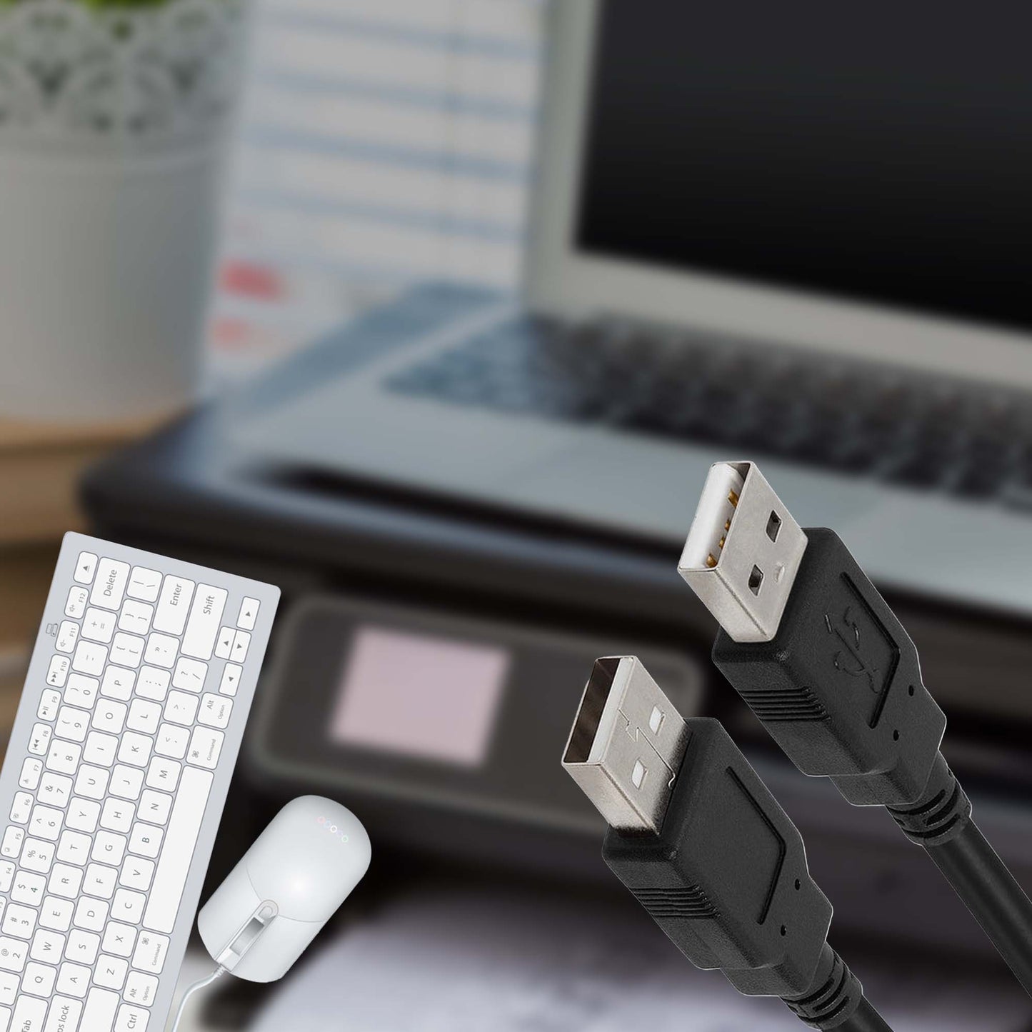 Rockstone USB 2.0 Extension Cable (Male to Male) - 118.11 inch