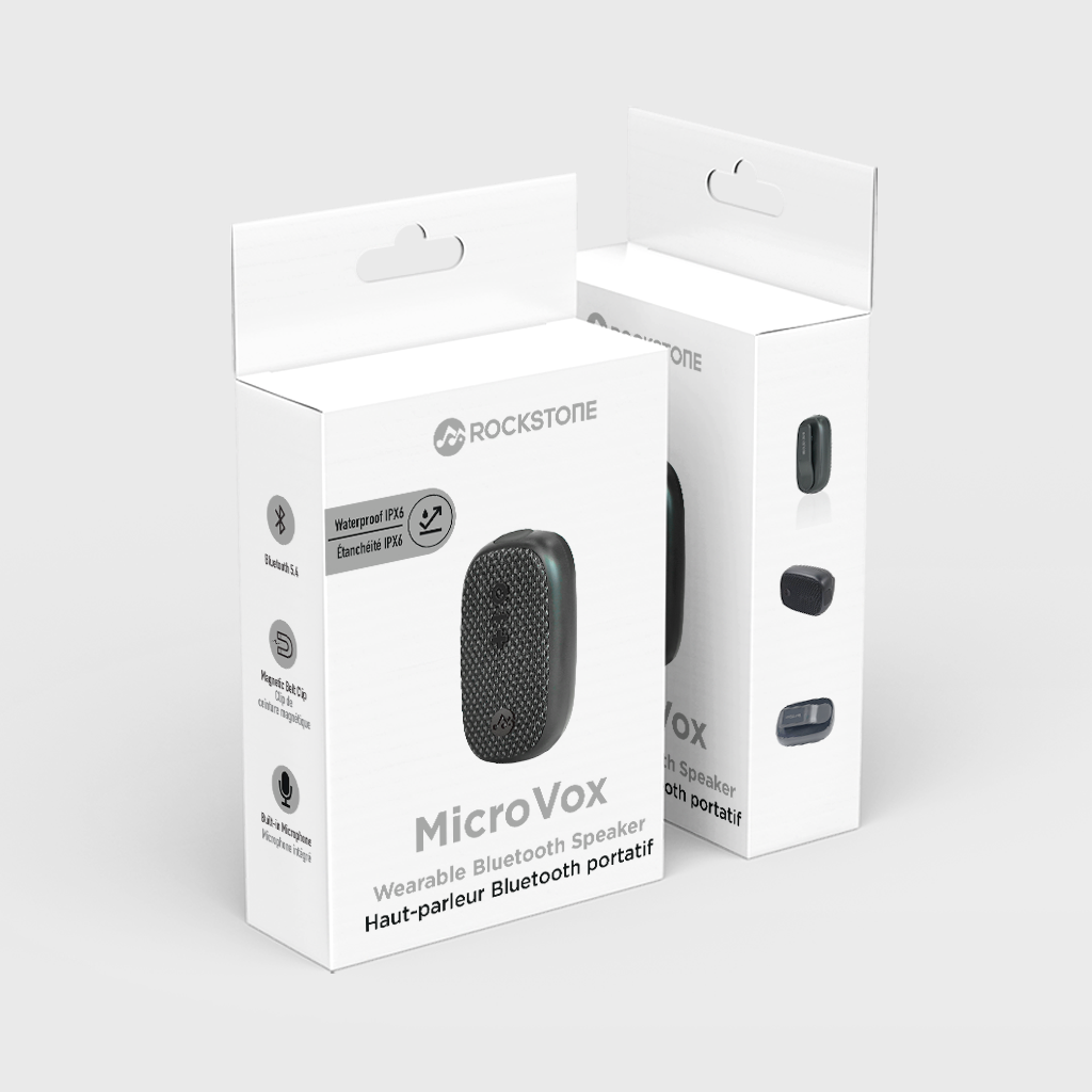 Rockstone Microvox Wearable Bluetooth Speaker