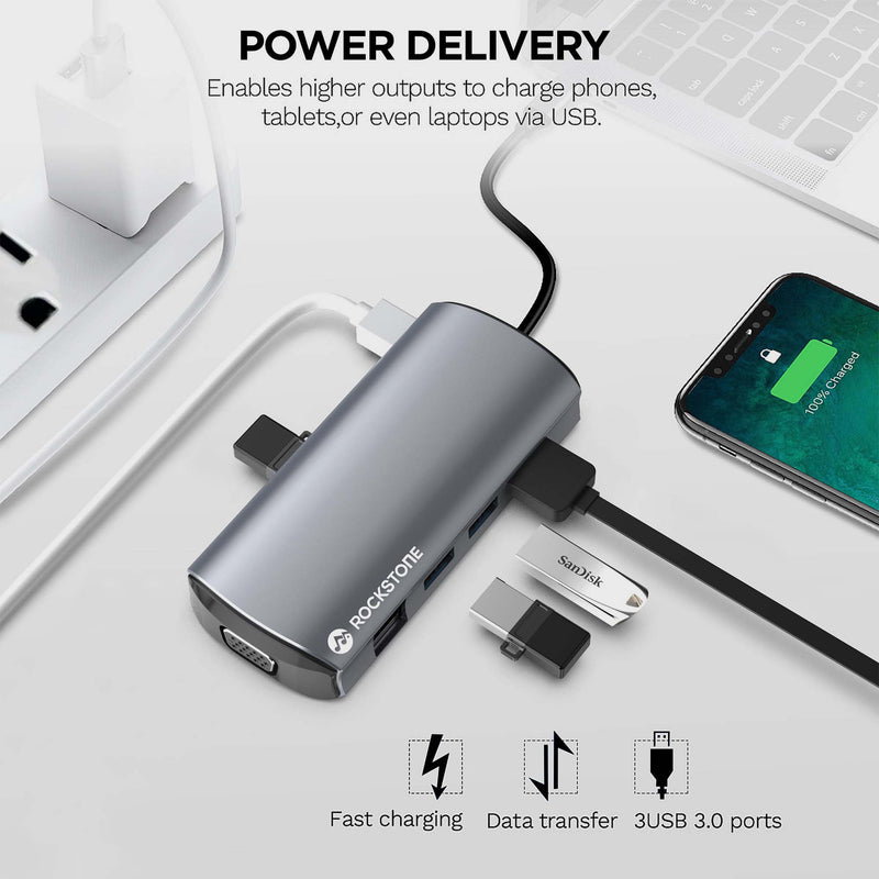 Rockstone USB-C 11-in-1 Hub