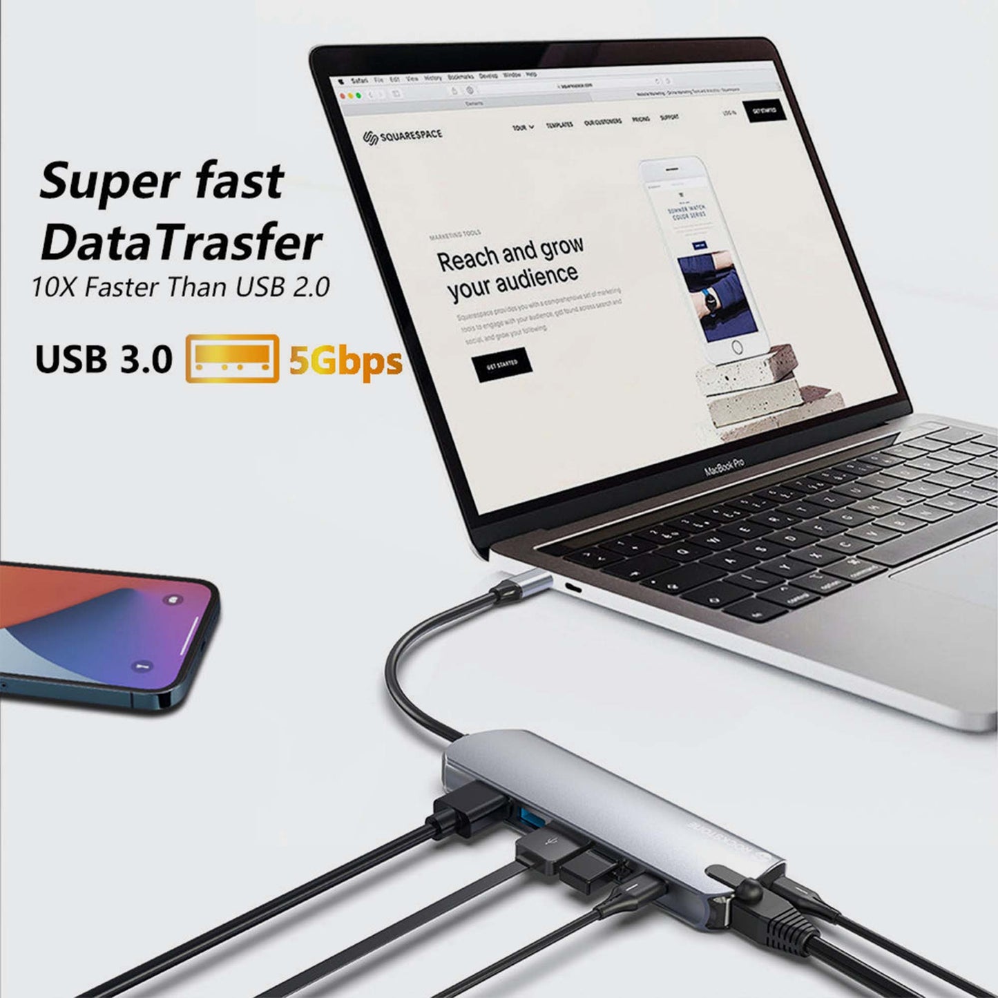 Rockstone USB-C 9-in-1 Hub