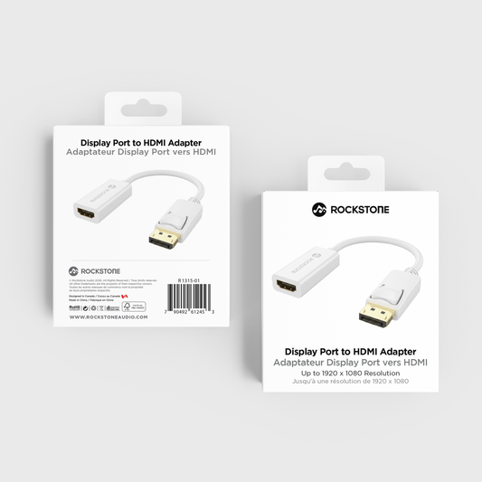 Rockstone DisplayPort to HDMI Female Adapter