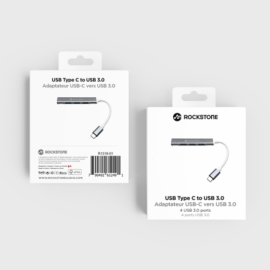 USB Type C to USB 3.0 - 4 Port Hub