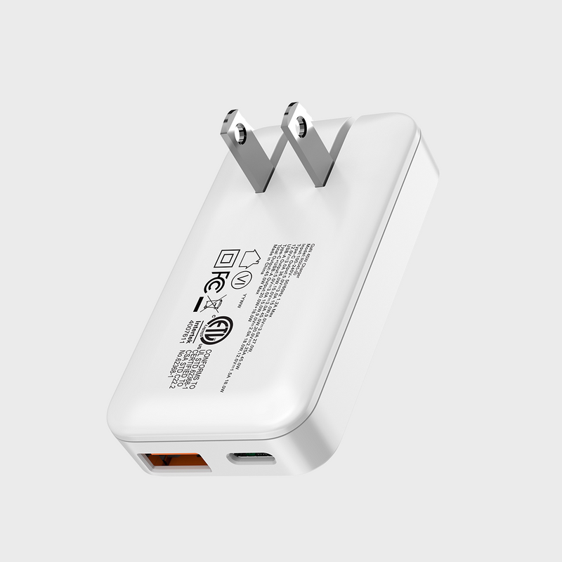 Slim Flat 45W GaN + 2.4 A Wall Charger