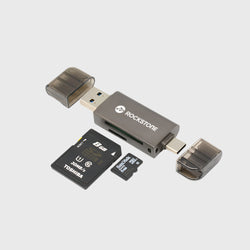 Rockstone Type-C/USB 3.0 Micro SD/SD Card Reader-A1