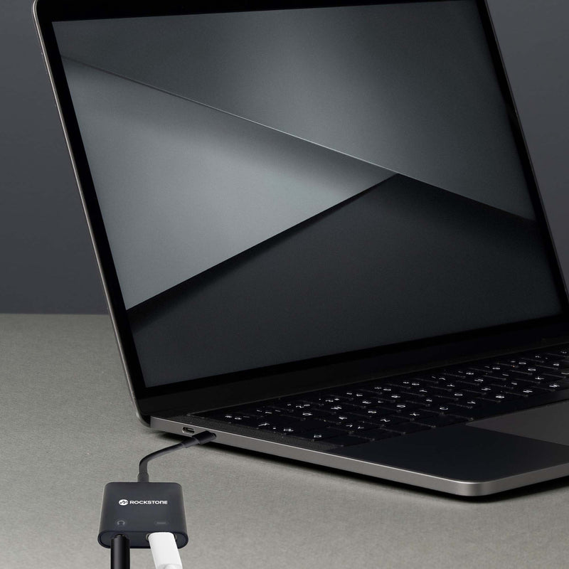 Rockstone USB Type C to 3.5 mm Earphone & Charger Adapter
