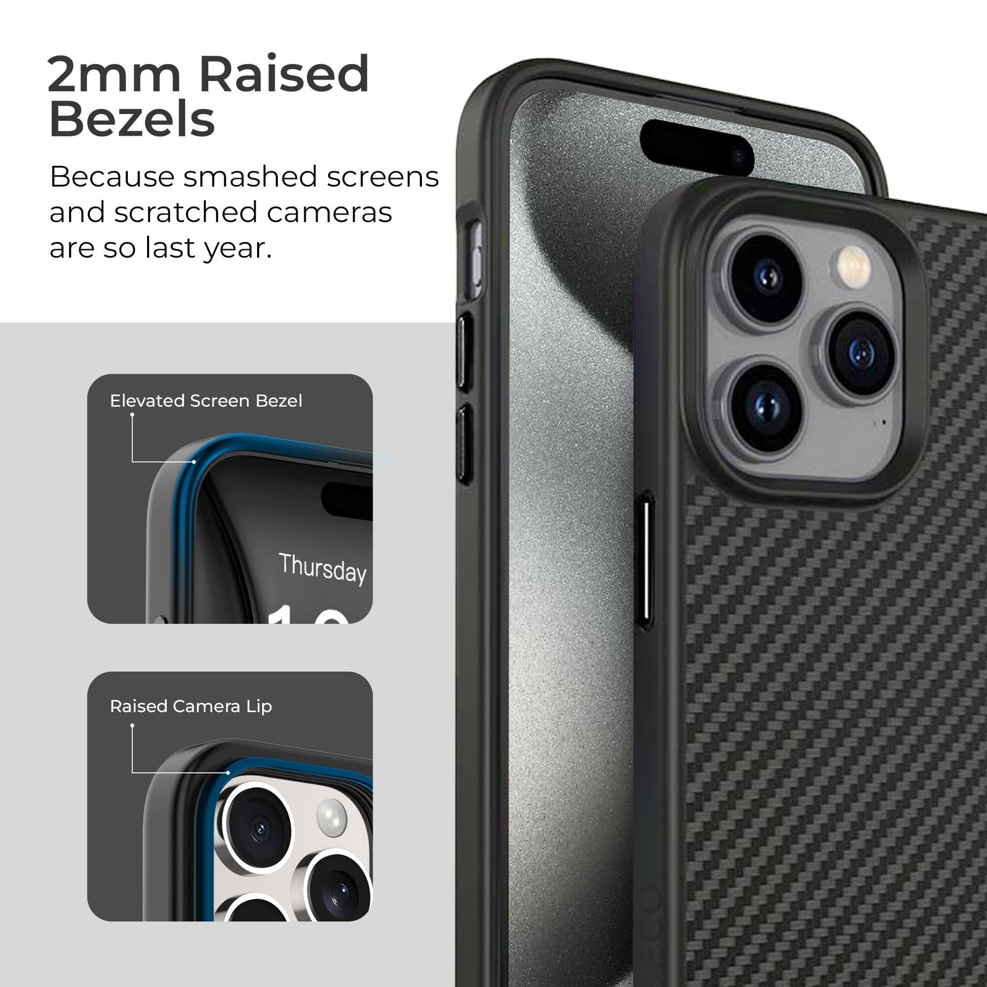 iPhone15ProMaxAramidFiberMilitaryGradeProtectiveCase-A8