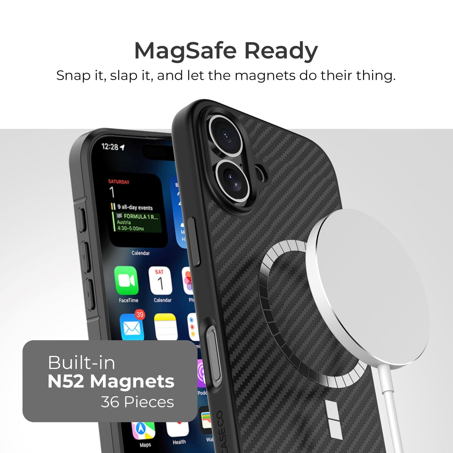 iPhone 16 Aramid Fiber Military Grade Protective Case