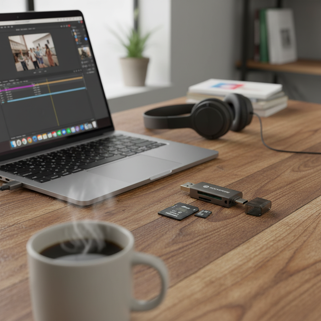 Rockstone Type-C/USB 3.0 Micro SD/SD Card Reader