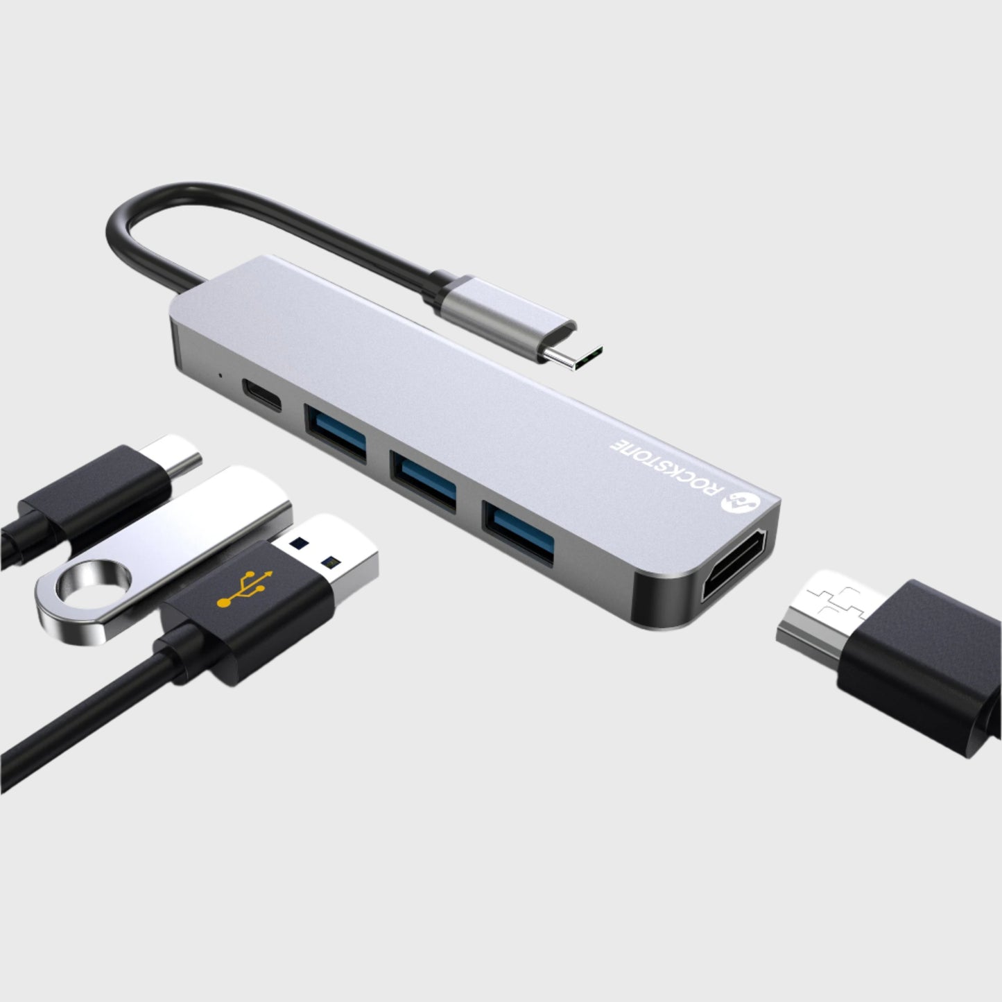 Rockstone USB-C 5-in-1 Hub