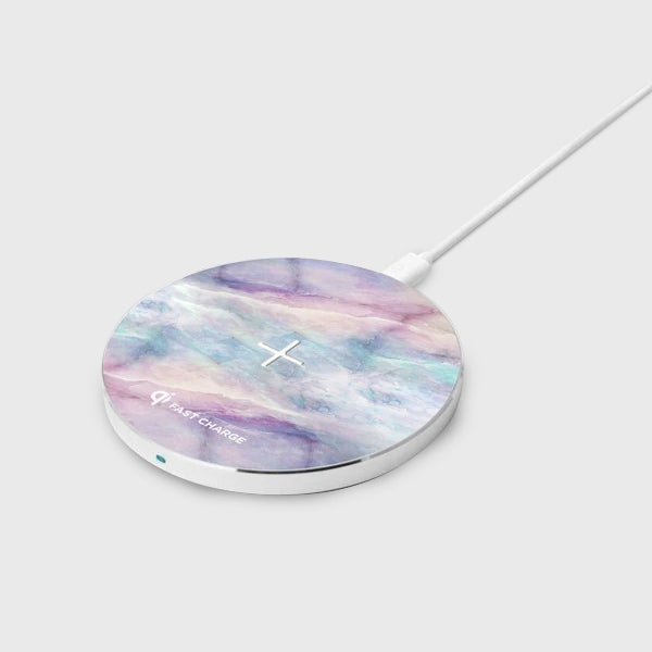 Apollo Marble Aluminium Wireless Charging Pad - Wireless Charger - Unicorn
