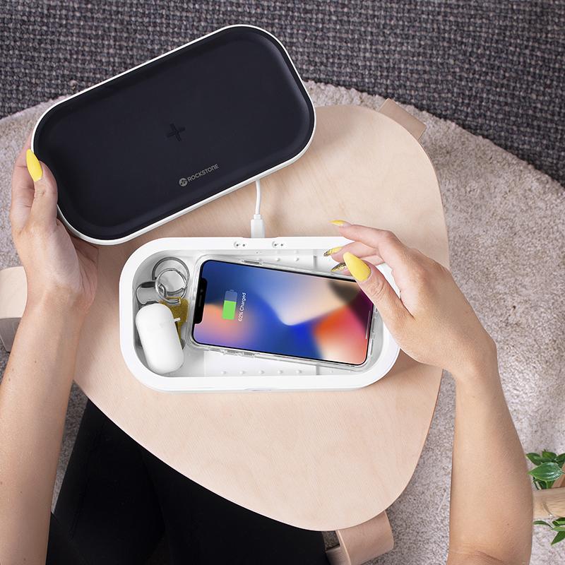 UV Phone Sanitizer With Wireless Charger - Phone Sanitizer